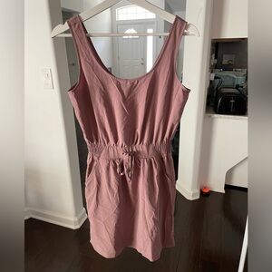 Calia athletic dress | small | mauve | sleeveless | pockets | sweat-wicking